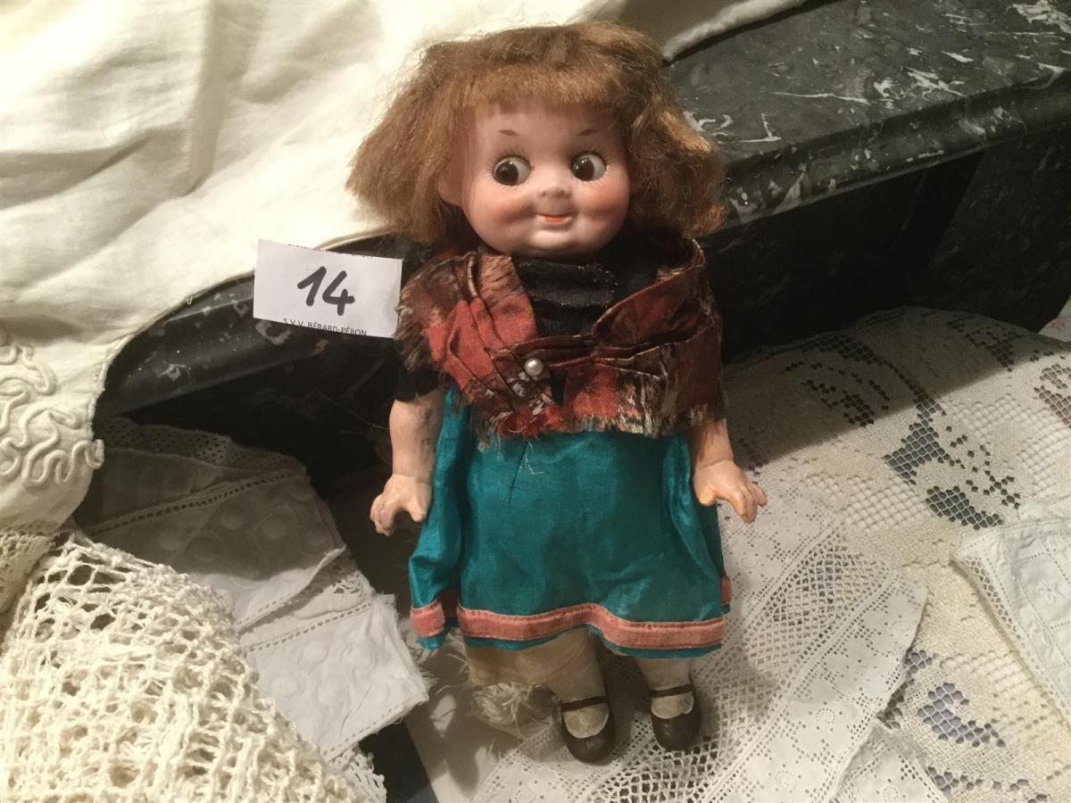 POUPÉE GOOGLIE ANCIENNE 16 Cm EUR 325,00 - FR