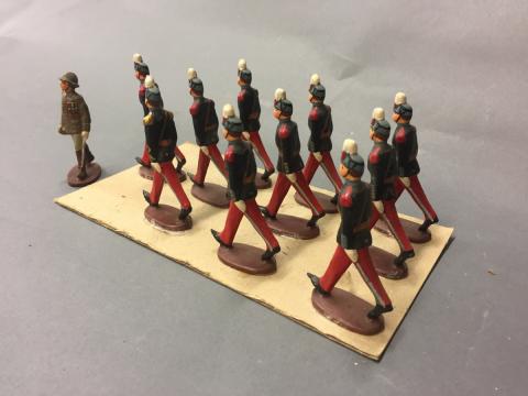 Lot De 25 Soldats En Plomb WW1 - Figurines Anciennes Jouets - Fabrication France