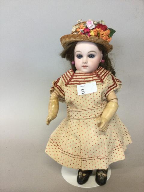 Très belle robe ancienne pour poupée ancienne Jumeau