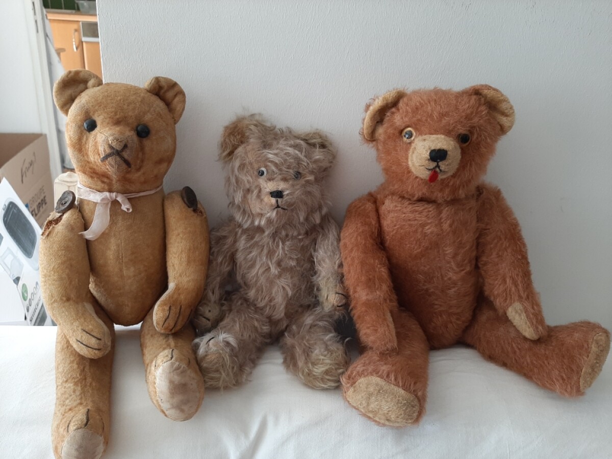 ours ancien steiff PAULIN 38CM YEUX EN VERRE, GRIFFES