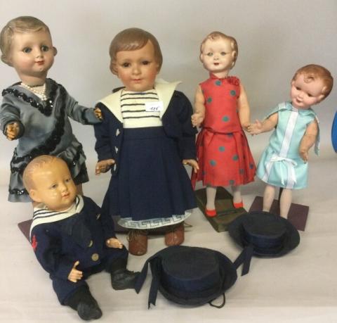 Beautiful Vintage Doll -- 1954-55 Bella Poupee French Rhodoid (Société