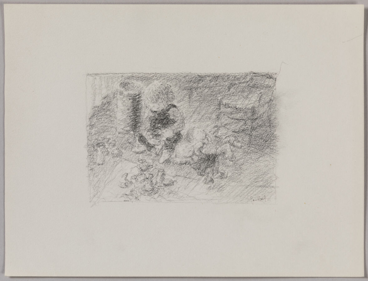 Pastel Original Signé Gabriel Gouttard (1927-2015) - Élève De Louis Bertola - Numéro 63
