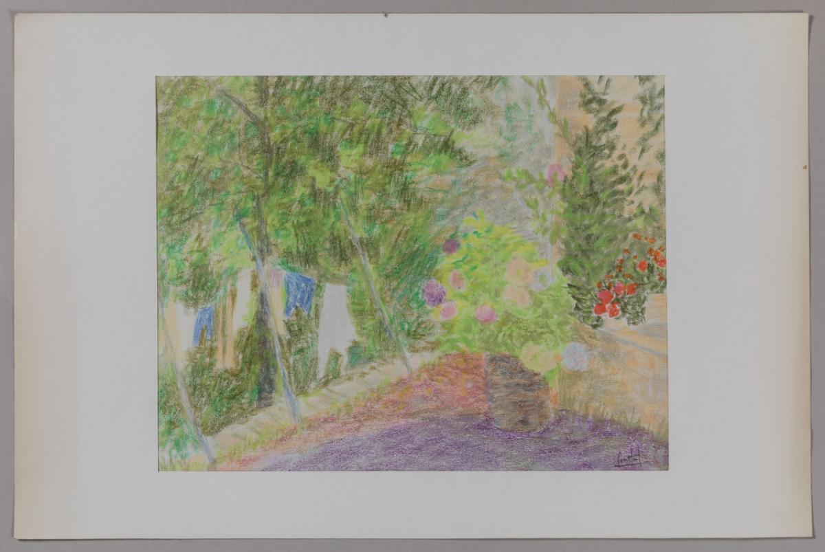 Œuvre D'art Pastel Signée Gabriel Gouttard (1927-2015) - Élève De Louis Bertola - Numéro 63