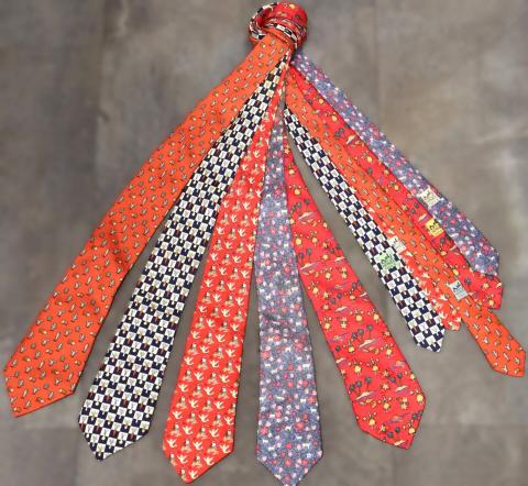 Lot De Cravates Vintage Pour Homme - Multicolores, Occasion