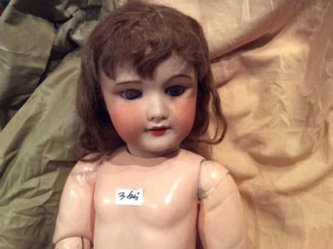 POUPEE ANCIENNE porcelaine 1902 N1 NO SFBJ NO JUMEAU h
