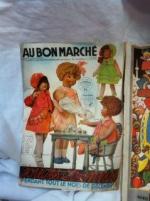 Lot de 5 catalogues d'étrennes dont 3 « AU BON MARCHE Paris,...