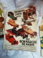 Lot de 5 catalogues d'étrennes dont 3 « AU BON MARCHE Paris,...