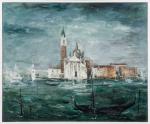 Jacques THIOUT (1913-1971). Venise. Huile sur toile. Signée en bas...