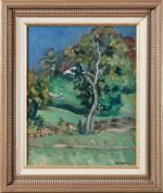 Lucien MAINSSIEUX (1885-1958). Le grand arbre. Huile sur toile, signée...
