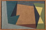 Wladyslaw LOPUSZNIAK (1904-1995). Composition abstraite. Huile sur toile. Signée en...