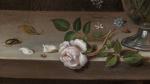 * ECOLE LYONNAISE du XIXème siècle. Vase de fleurs sur...