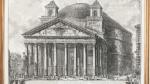 Giovanni Battista Piranesi (1720 - 1778). Veduta del Pantheon d'Agrippa...