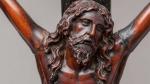 ECOLE FRANCAISE XVIIème siècle. Christ en buis sculpté