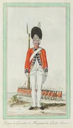 Maison militaire de Louis XVI (1785 - 1786). "Cent gardes...