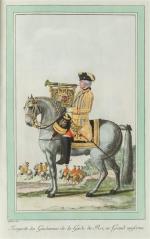 Maison militaire de Louis XVI (1785 - 1786). "Cent gardes...