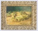 Pierre GARNIER (1847-1937). " Les raisins blancs ". Huile sur...