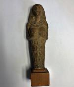 D'après l'antique EGYPTE - OUSHEBTI en pierre "déesse de la...