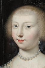 Jean DUCAYER (XVIIème siècle). "Portrait de Madame de Valençay". Huile...