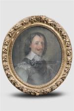 ECOLE FRANCAISE du début du XVIIIème siècle. Portrait de Charles,...