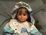 Corolle « Pervenche » poupée de collection châtain aux yeux bleus dormeurs...