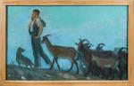 Gaston Pierre GALEY (1880-1959). "Pastorale". Huile sur toile. 216 x...