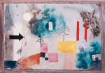 Paul Klee d'après 
Tapisserie polychrome à décor abstrait. Signée en...