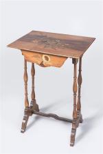 Emile Gallé (1846-1904)
Table à ouvrage ouvrant à un tiroir en...