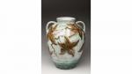 Tharaud (Limoges). Vase de forme ovoïde en porcelaine