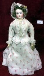 BRU poupée parisienne D (lot 77). BRU poupée parisienne D (lot 77).