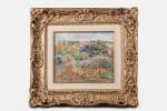 Pierre-Auguste RENOIR (1841-1919).<br />
Paysage fleuri.<br />
Vendu 198 030 €