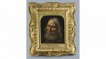 ECOLE FRANCAISE du XVIIIème siècle. "Portrait d'homme". Panneau