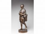 Jean-Baptiste Carpeaux (1827-1875). « Puys » ou « La pêcheuse de vignots ». Bronze...