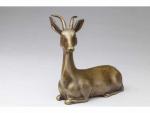 Max Le Verrier (1891-1973)." Antilope ".Bronze à patine