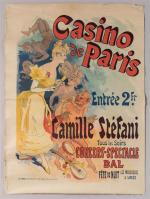 Jules Chéret (1836-1932). " Camille Stefani / Casino de Paris...