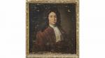 ECOLE FRANCAISE DU XVIIIème siècle. "Portrait en buste de Jacques...