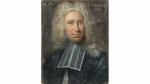 ECOLE FRANCAISE du XVIIIème siècle. "Portrait de l'avocat Nicolas TOURAILLE"....