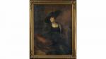 Clarisse BRINTET (1862- ?). " Portrait de dame ". Huile...