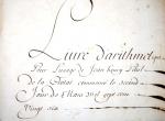 CALLIGRAPHIE _ Superbe manuscrit du premier quart du XVIIIème siècle...