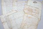 FOREZ - Piéces manuscrites du XVI et du XVII siècles...