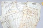 FOREZ - Piéces manuscrites du XVI et du XVII siècles...