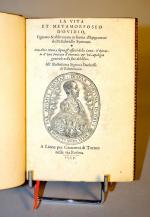 SYMEONI (Gabriello). La Vita et Metamorfoseo d'Ovidio, figurato & abbreviato...