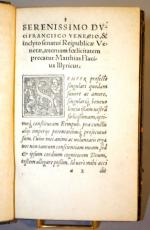 "[Reliure aux ARMES] FLACIUS (Matthias) Historia certaminum inter Romanos episcopos...