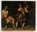 Attribué à Angelo CAROSELLI. (1585 – 1652). Mort de Cléopâtre...