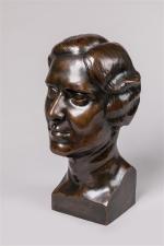 Claudius Linossier (1893-1953) attribué à. " Buste de femme "....