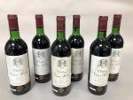 * 6B rouge Bordeaux Médoc Château Vieux Robin, 1981. Niveaux...