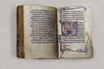 Manuscrit enluminé du XIIIe siècle. Psautier liturgique marial à l'usage...