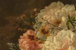 Ecole Française du XIXe siècle.
Jeté de fleurs.
Huile sur toile.
81 x...