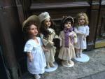 Lot de 4 poupées composition, dont « PARIS 301 10...