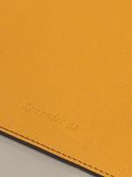 LANCEL - POCHETTE pour Ipad "remember me" en cuir jaune....