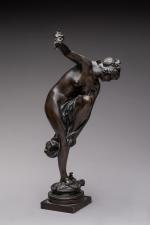 Raoul Verlet (1857-1923)
« Femme nue aux roses »
Sujet en bronze...
